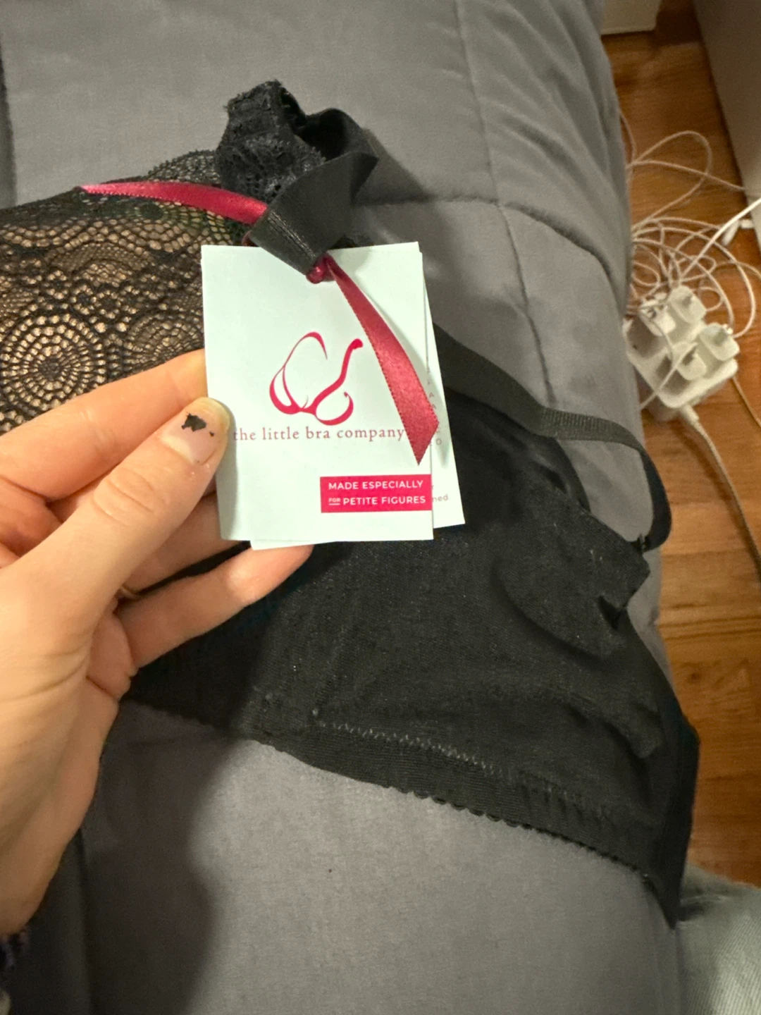 The Little Bra Company Black Lace Bra - 30C - photo 3
