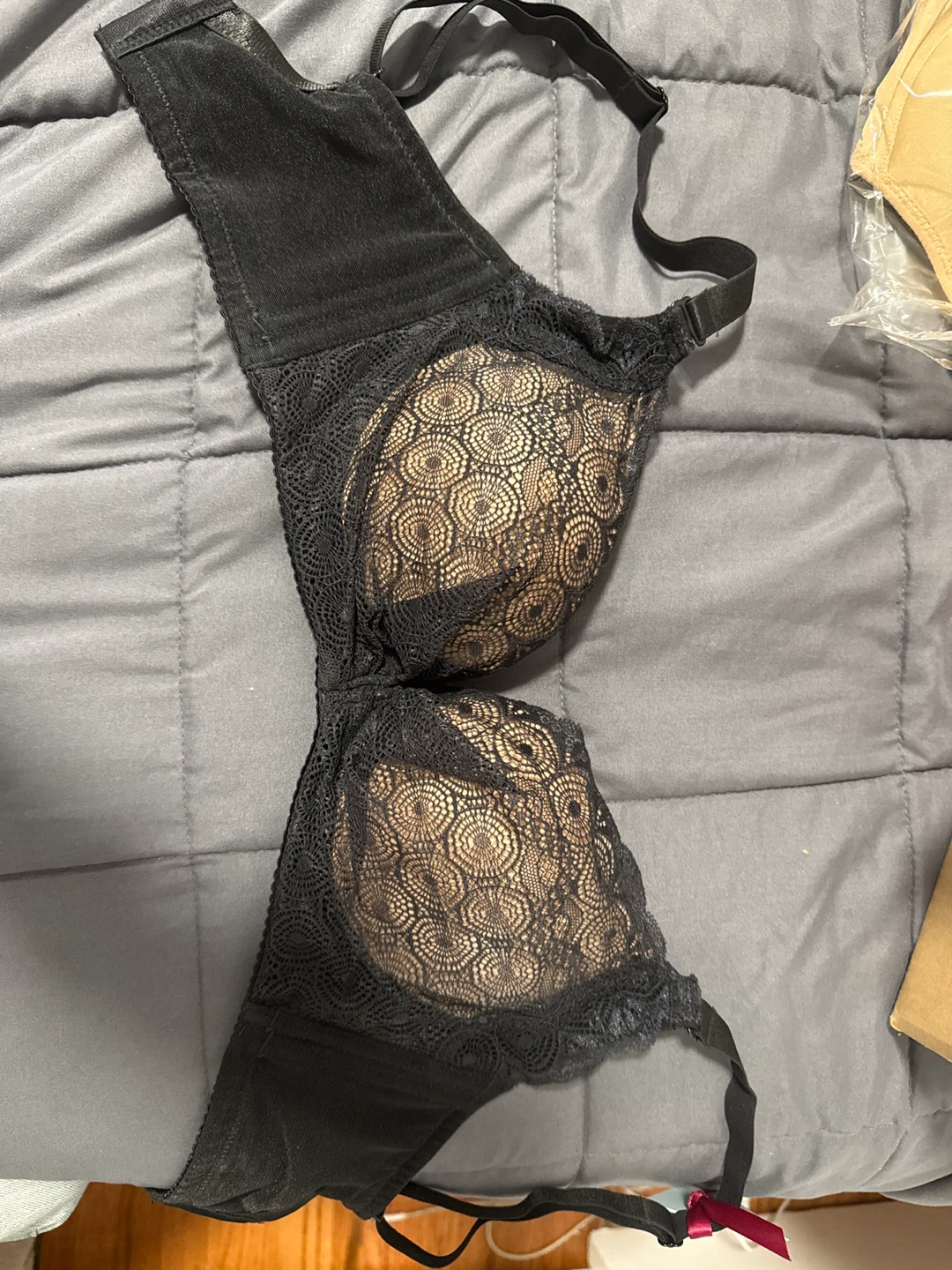 The Little Bra Company Black Lace Bra - 30C