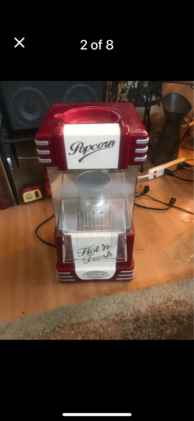 Nostalgia 12-cup retro hot air popcorn maker - photo 2