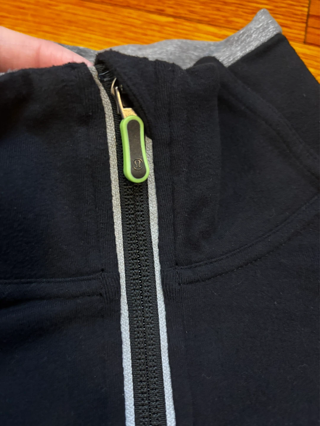 Lululemon Black 1/4 Zip Long Sleeve - Size S - photo 3