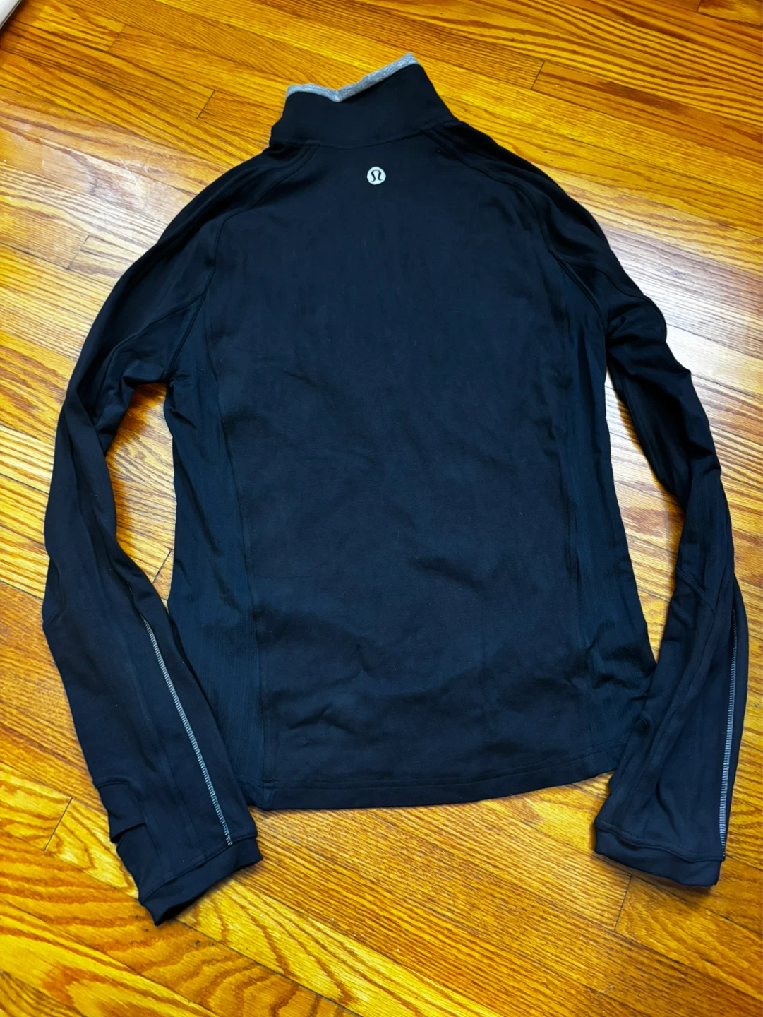Lululemon Black 1/4 Zip Long Sleeve - Size S - photo 5