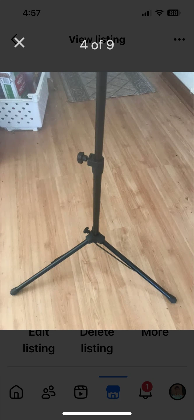 Music sheet stand with case - photo 4