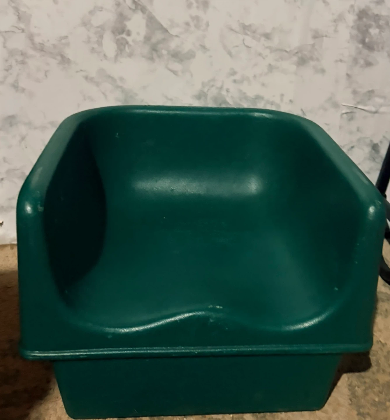 Green Plastic Toddler booster Chair