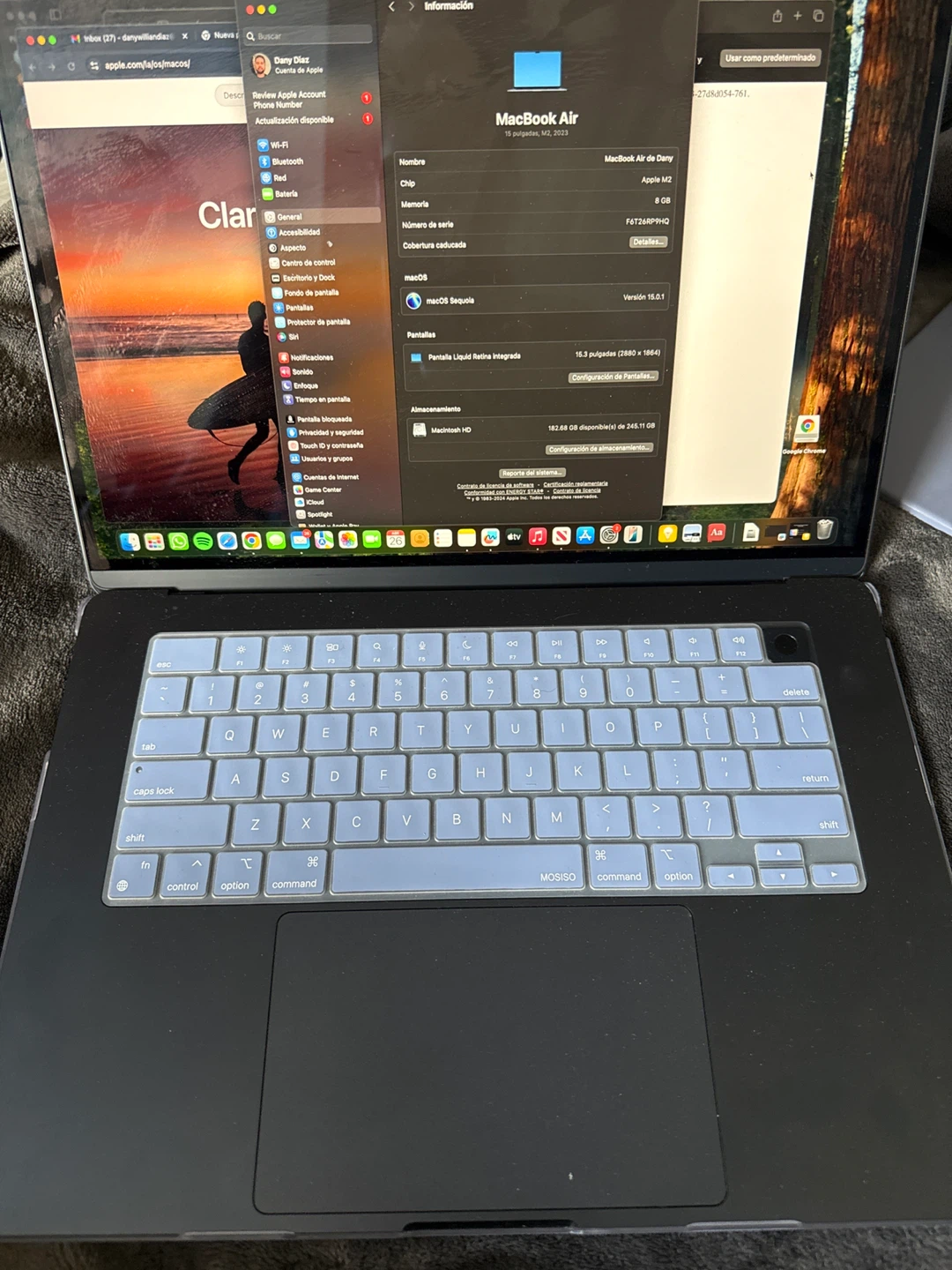 Apple MacBook Air M2 13-inch, 8GB RAM, 256GB SSD - photo 4