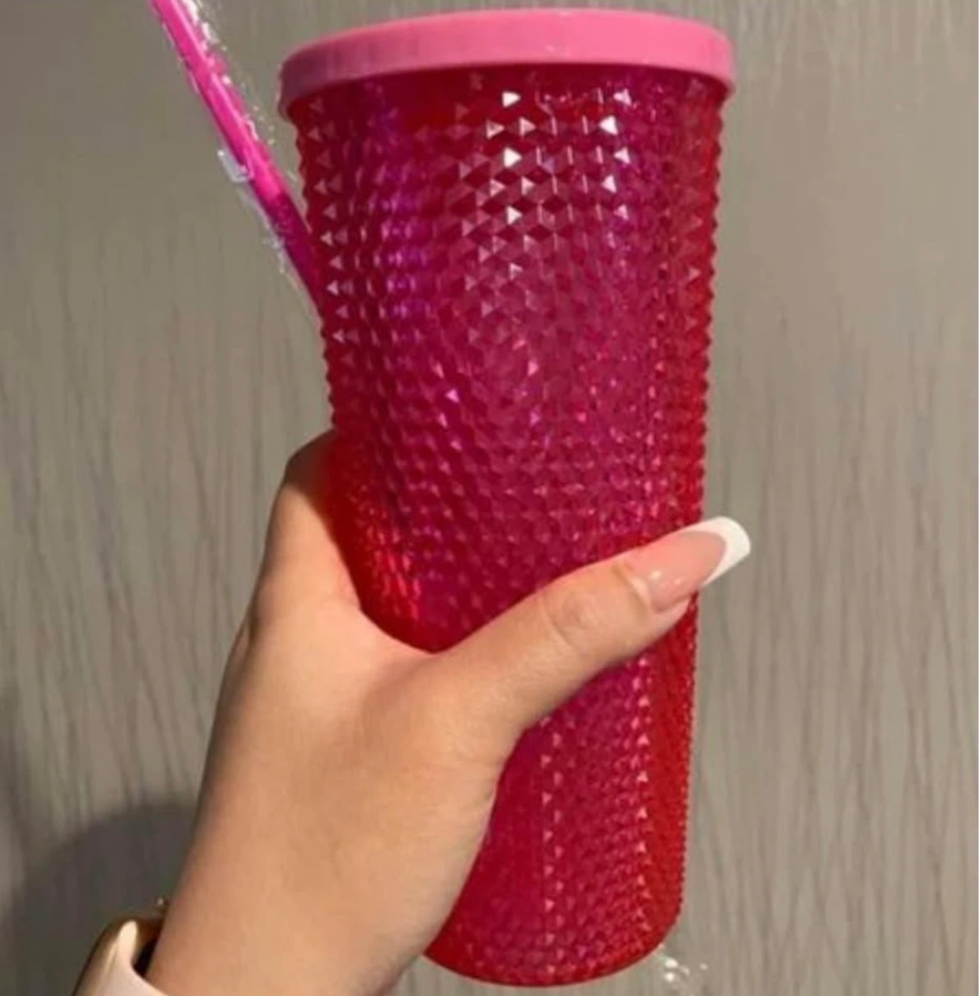 Cinemark Barbie Cup Studded Tumbler Hot Pink - photo 2