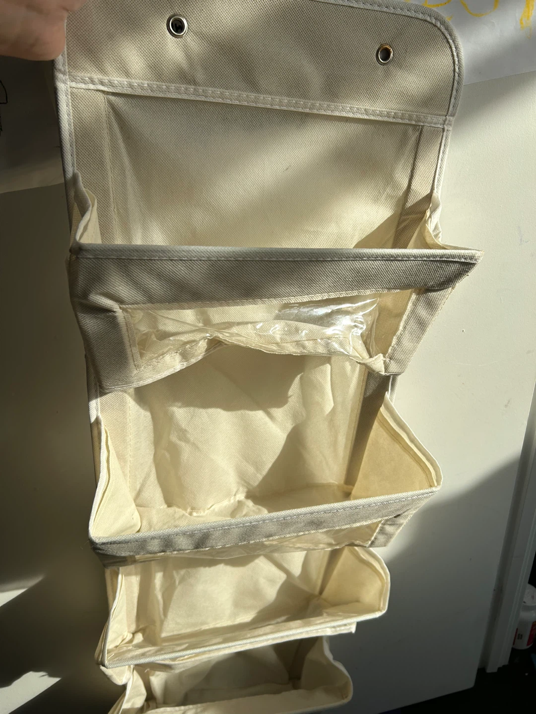 Hanging Organizer with Clear Pockets