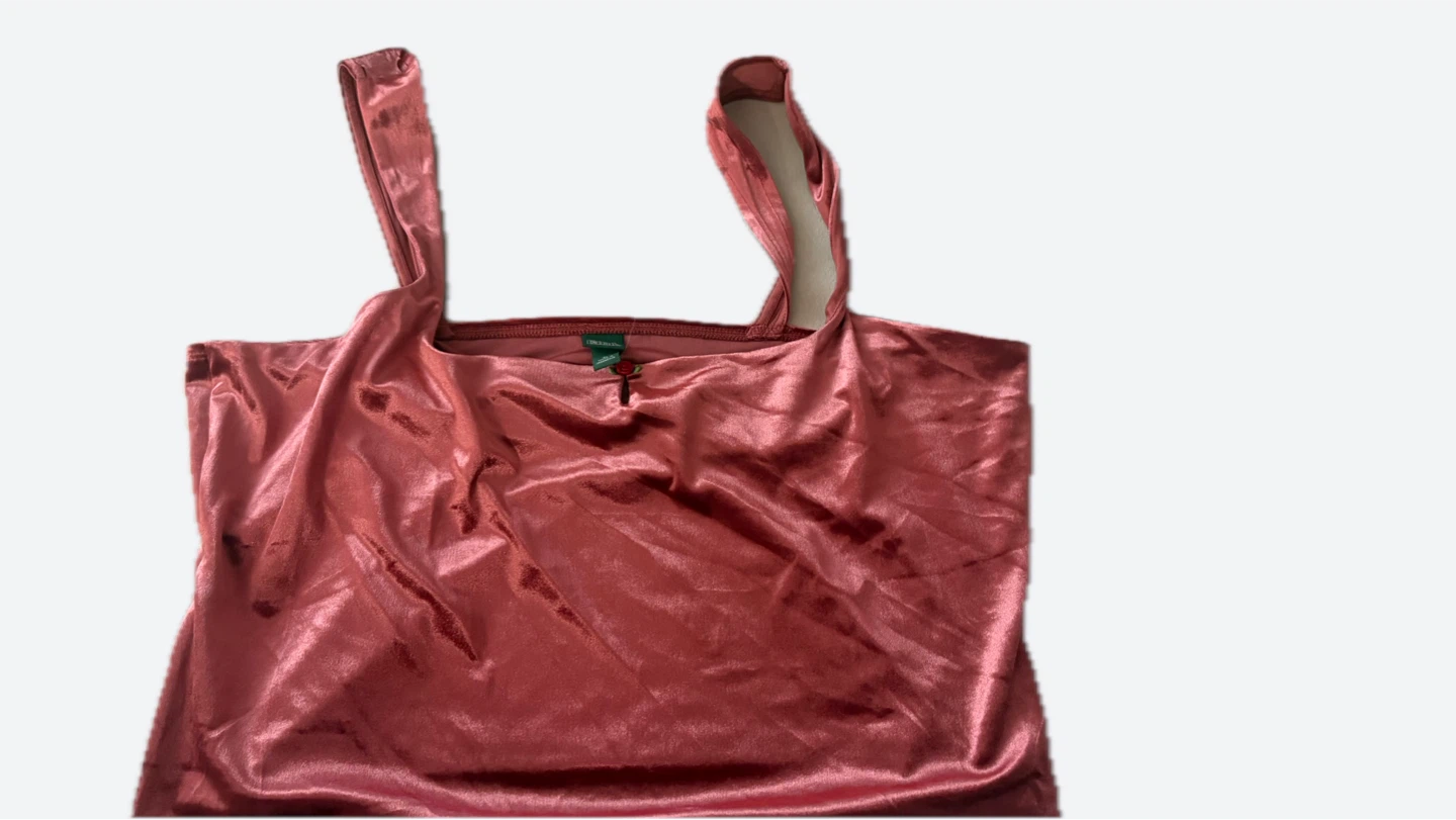 Wild Fable Women's Velour Tank Top - Berry Red XL - photo 3