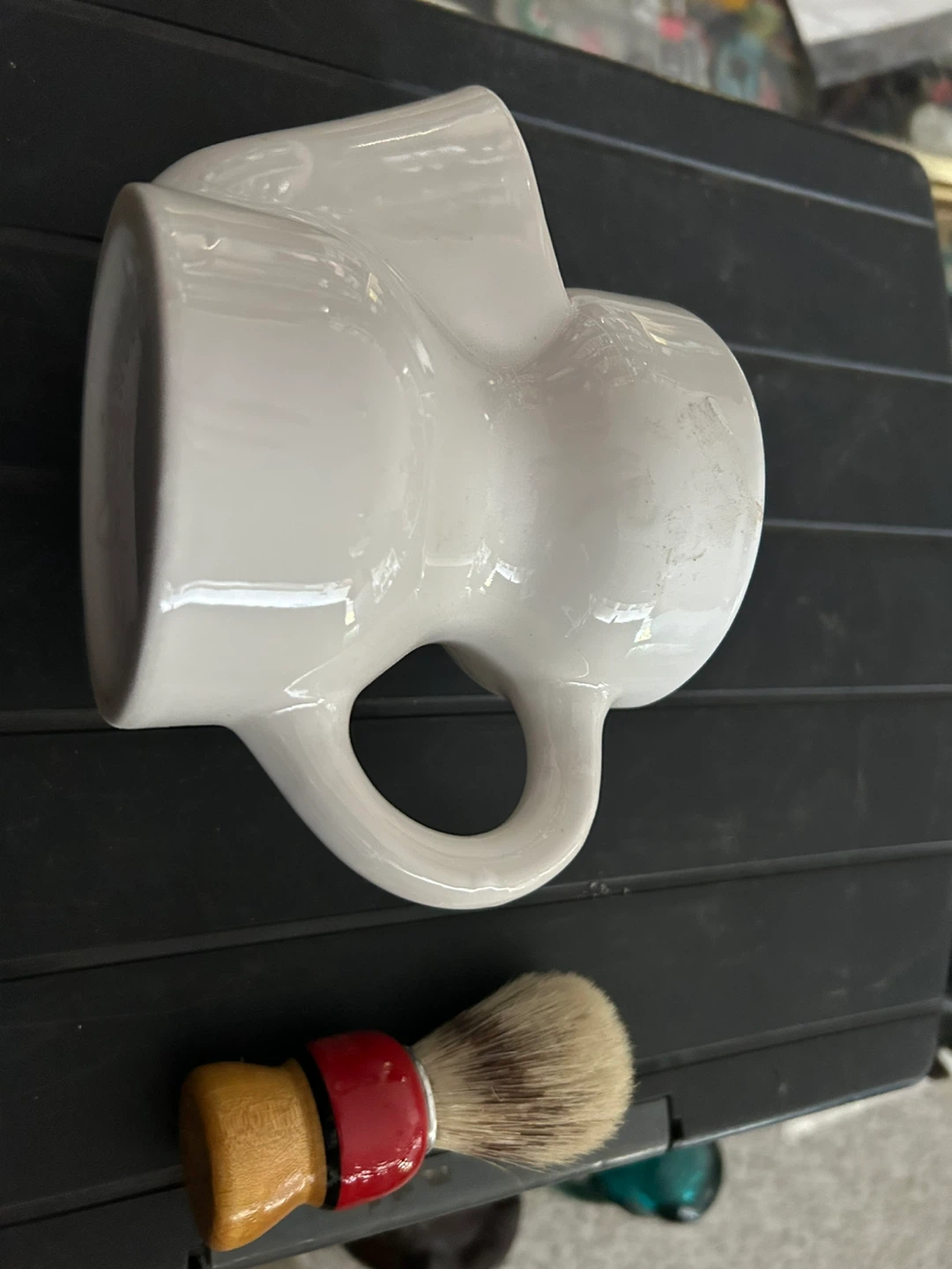 Vintage Shaving Mug and Brush Set - photo 2
