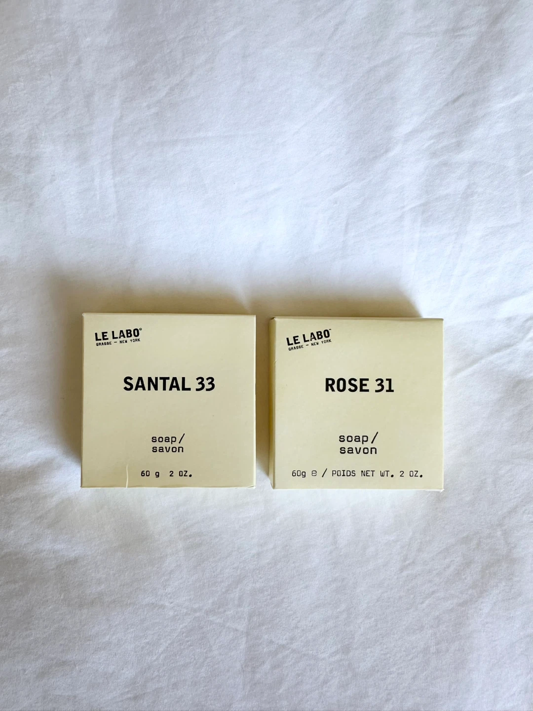 🆕 Le Labo Santal 33 & Rose 31 Soap Bars 2x 60g