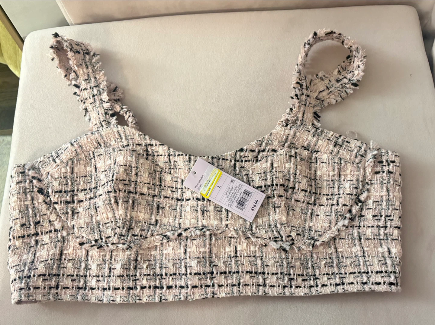 Wild Fable Tweed Crop Top Size L - photo 2