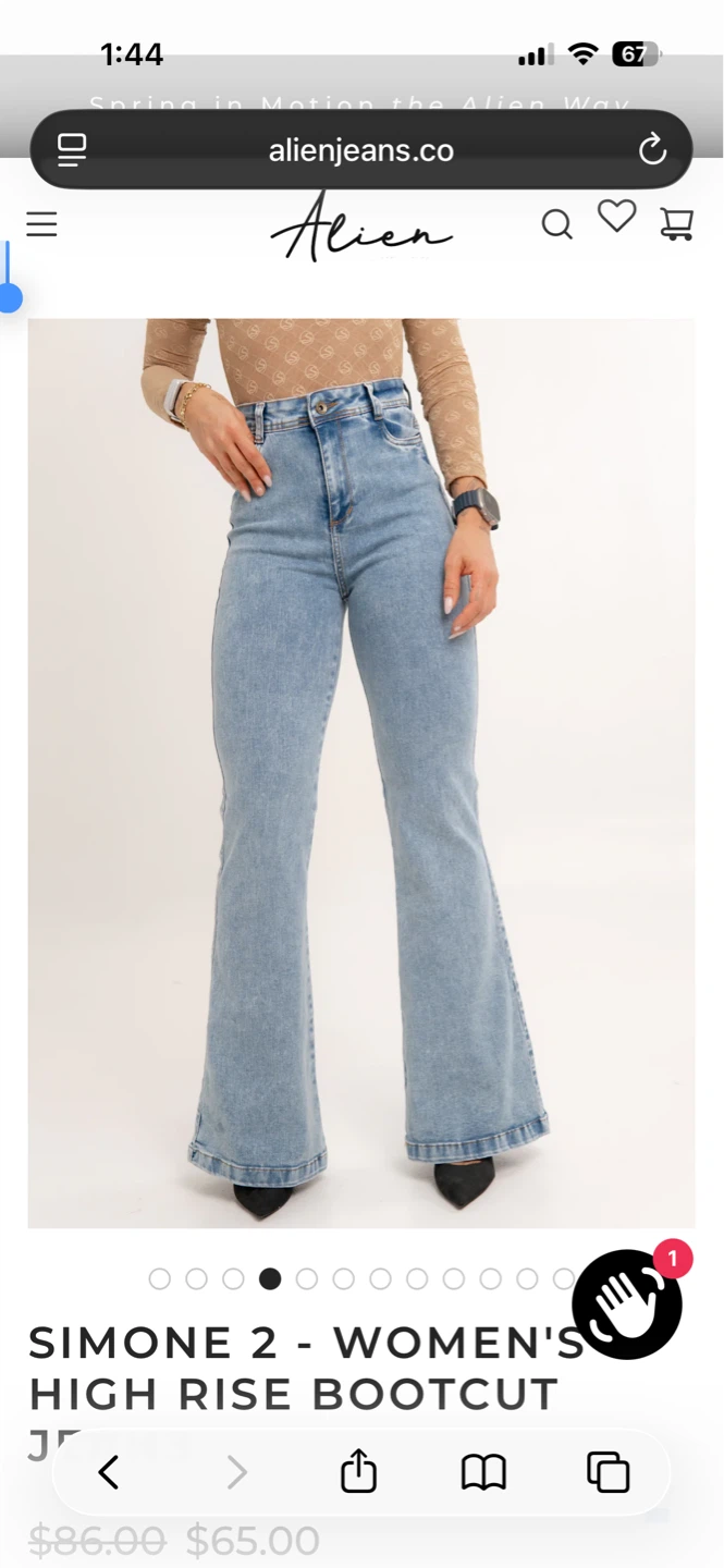 Alien Simone 2 Women's High Rise Bootcut Jeans - photo 4