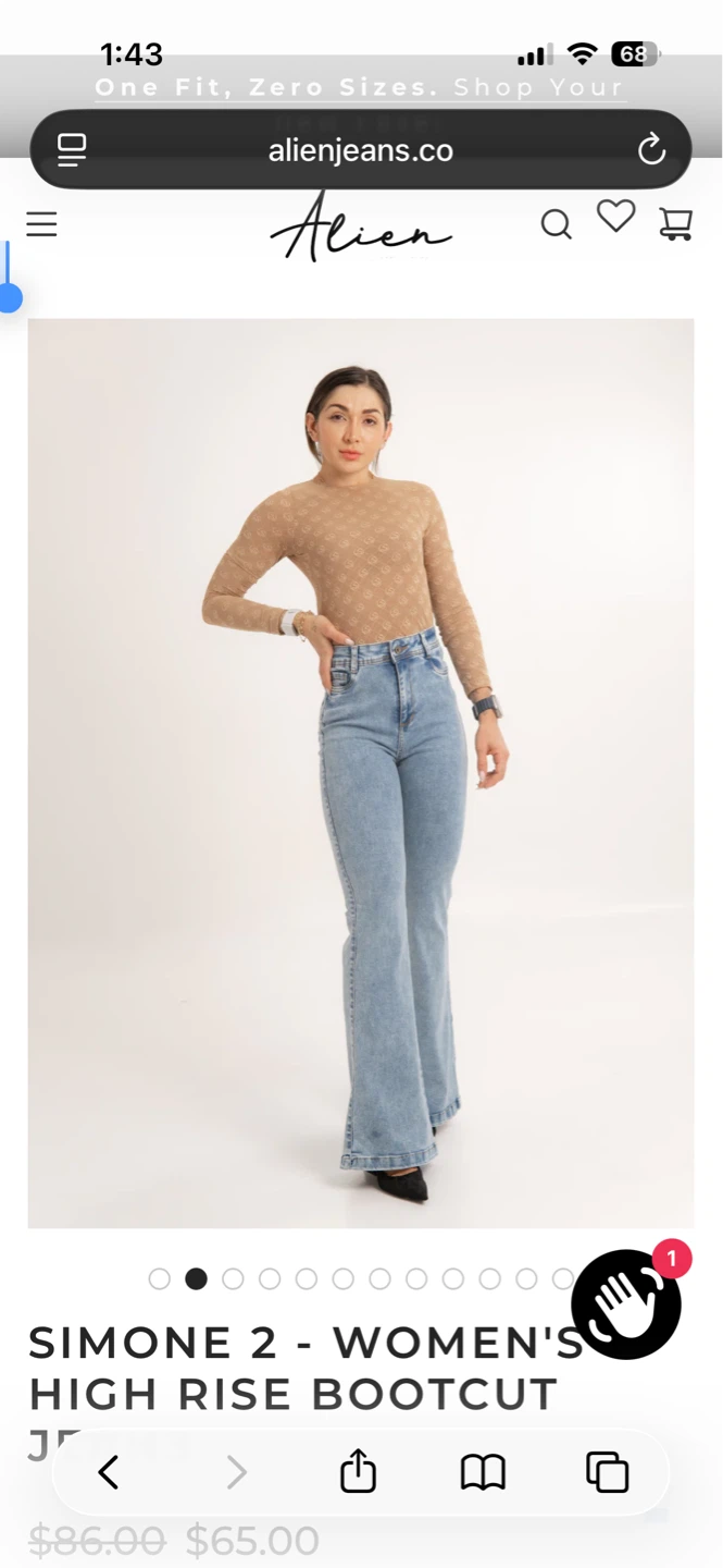 Alien Simone 2 Women's High Rise Bootcut Jeans - photo 2