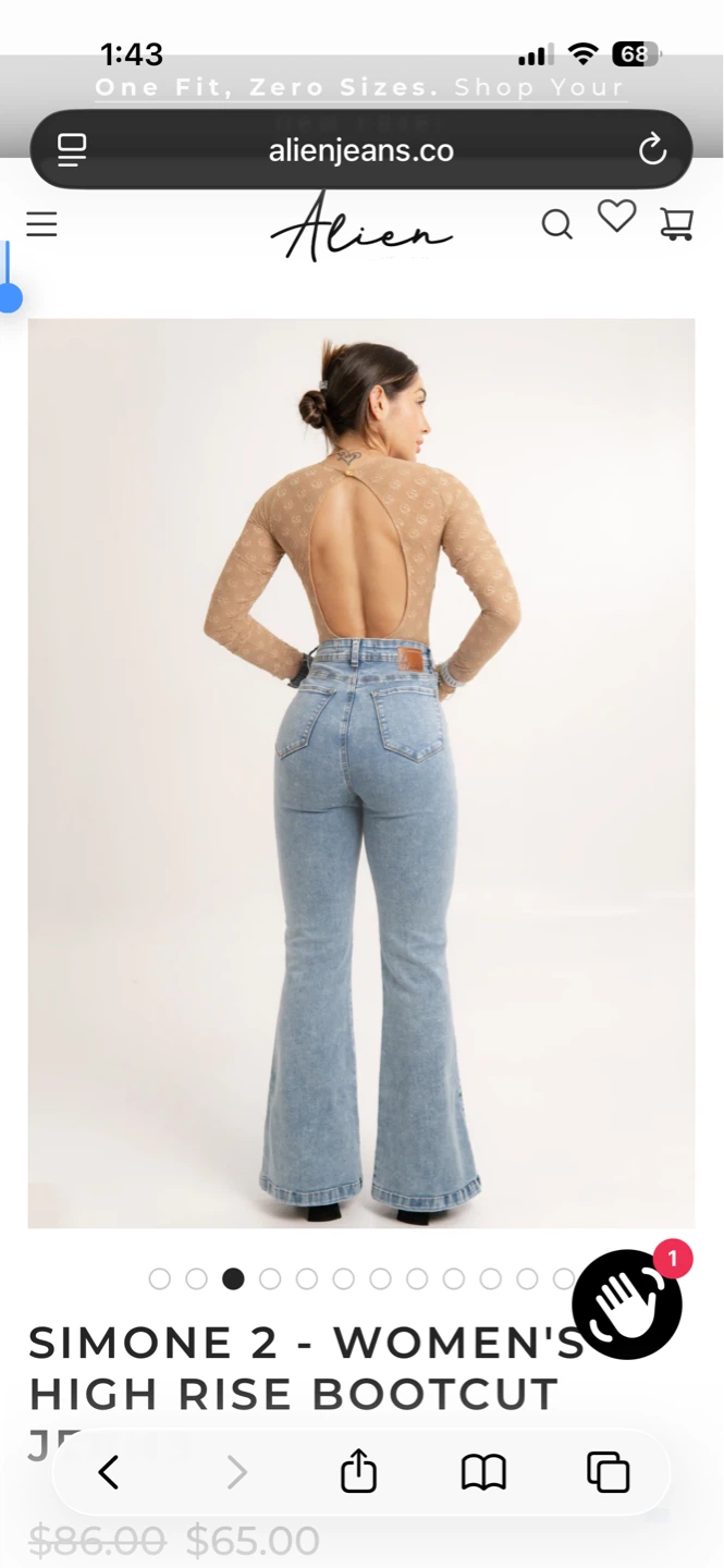 Alien Simone 2 Women's High Rise Bootcut Jeans - photo 3
