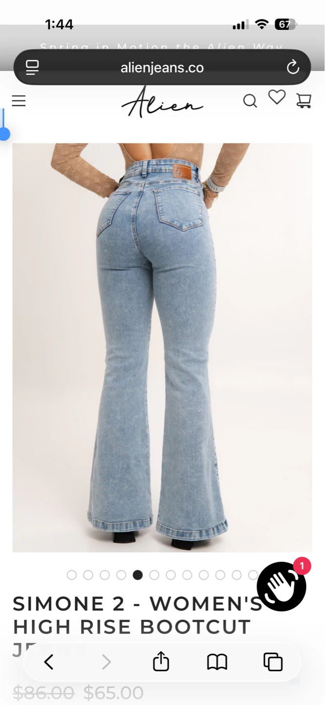 Alien Simone 2 Women's High Rise Bootcut Jeans - photo 5