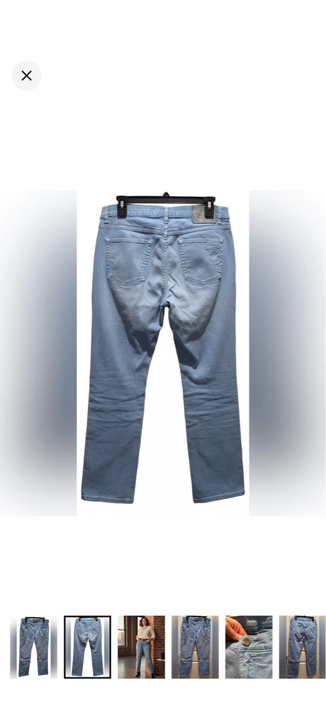Versace Collection Light Blue Jeans