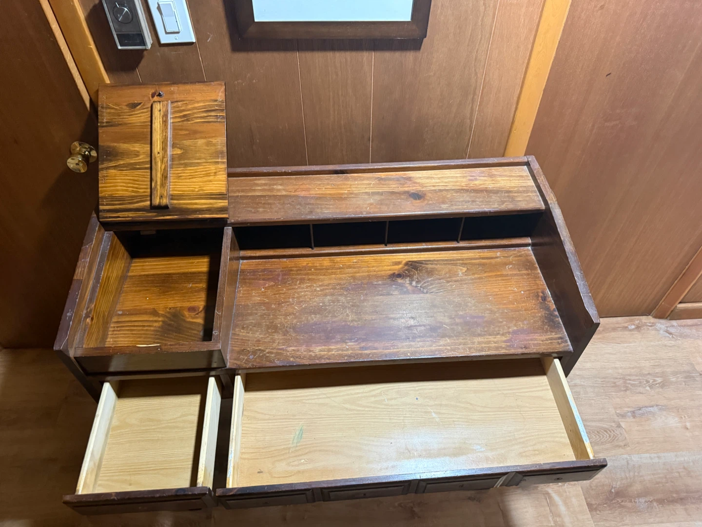 Vintage Wooden Desk - photo 3