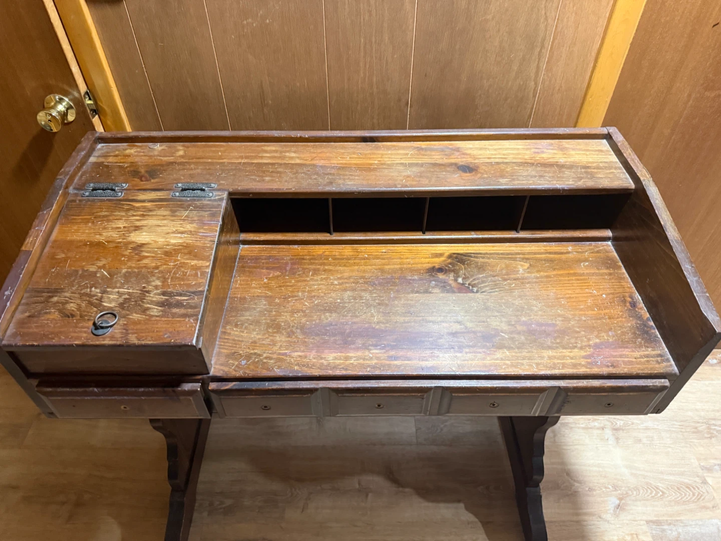 Vintage Wooden Desk - photo 2