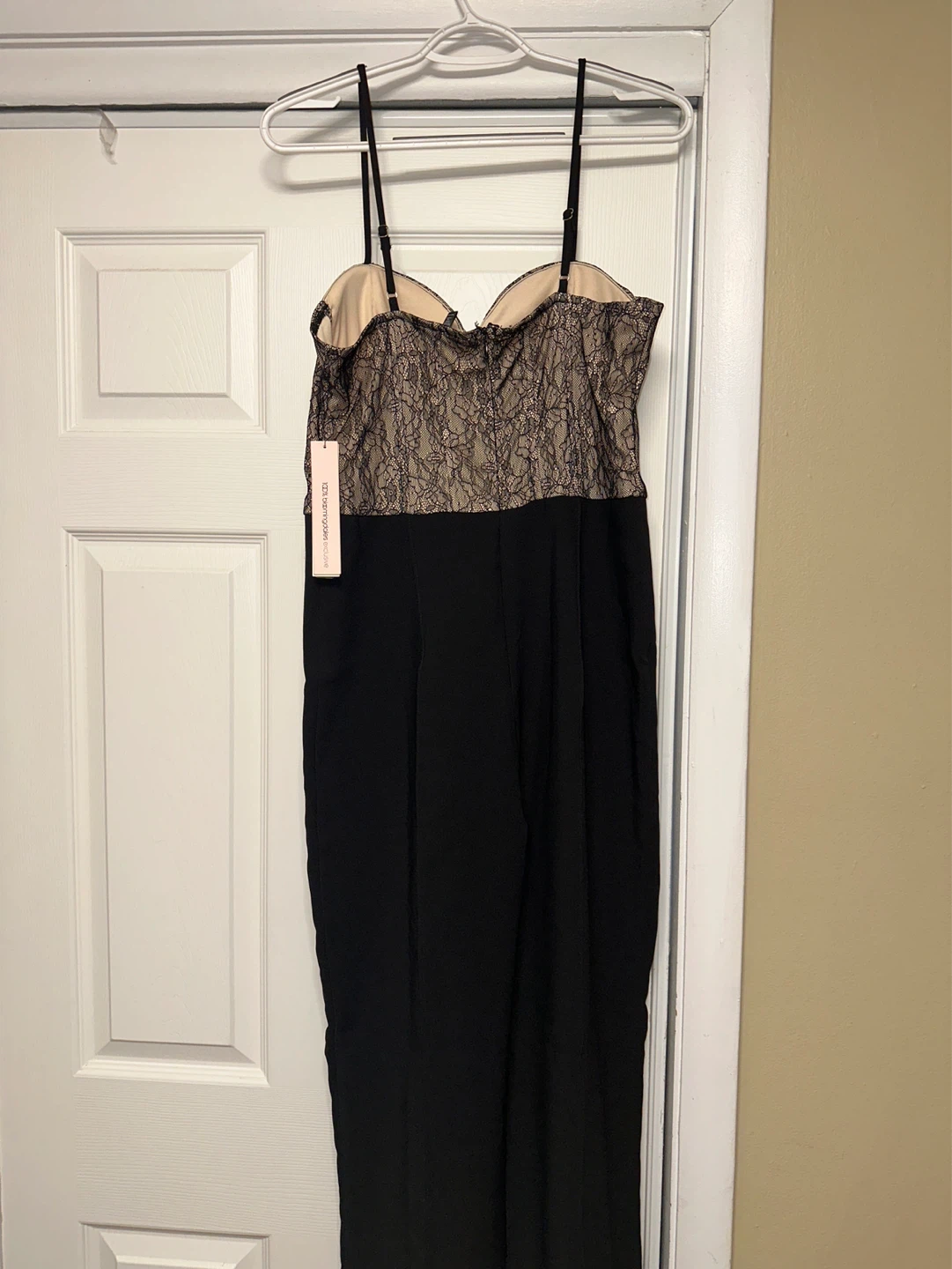 Black Lace Bodice Jumpsuit - photo 2