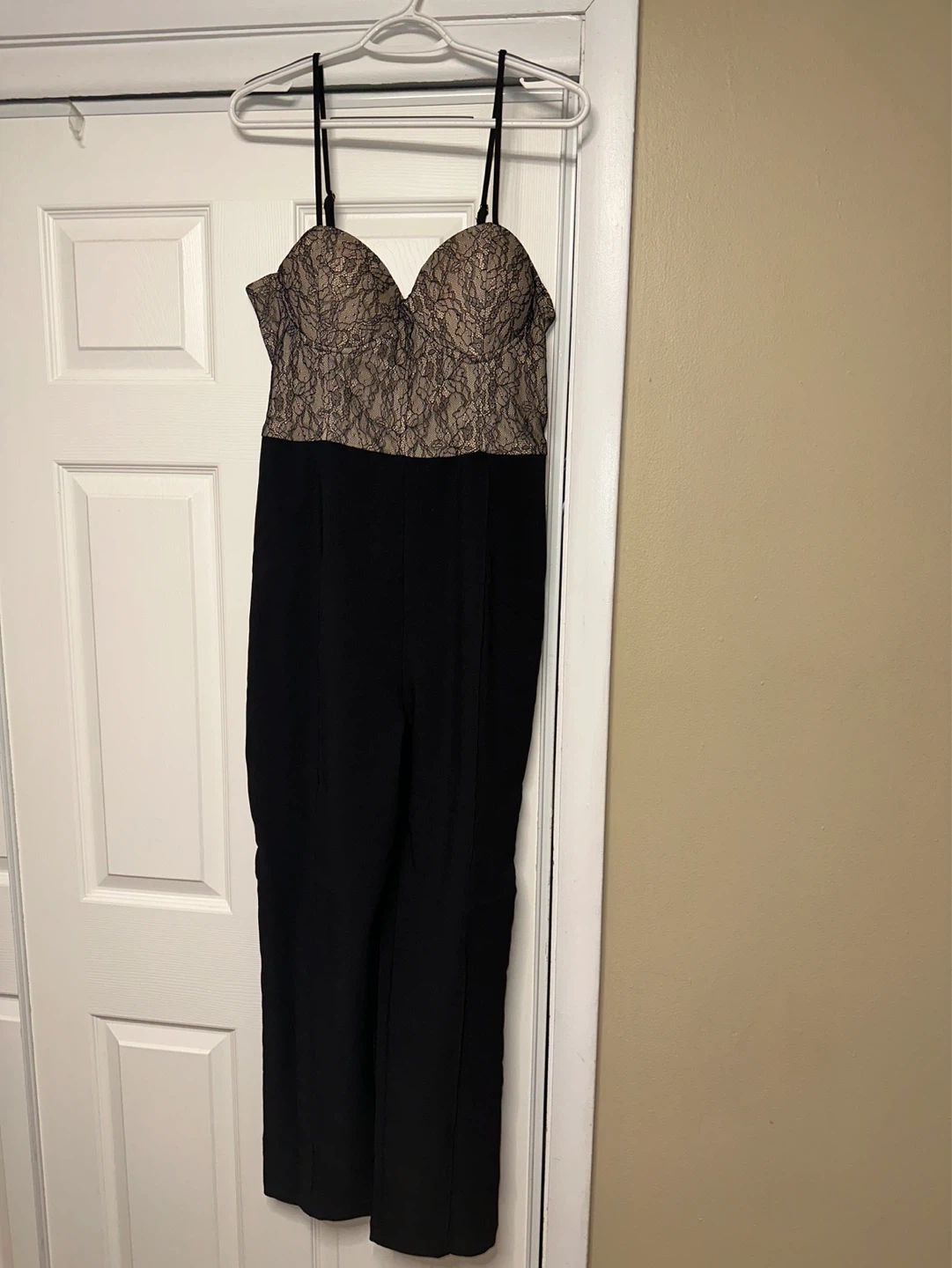 Black Lace Bodice Jumpsuit - photo 4