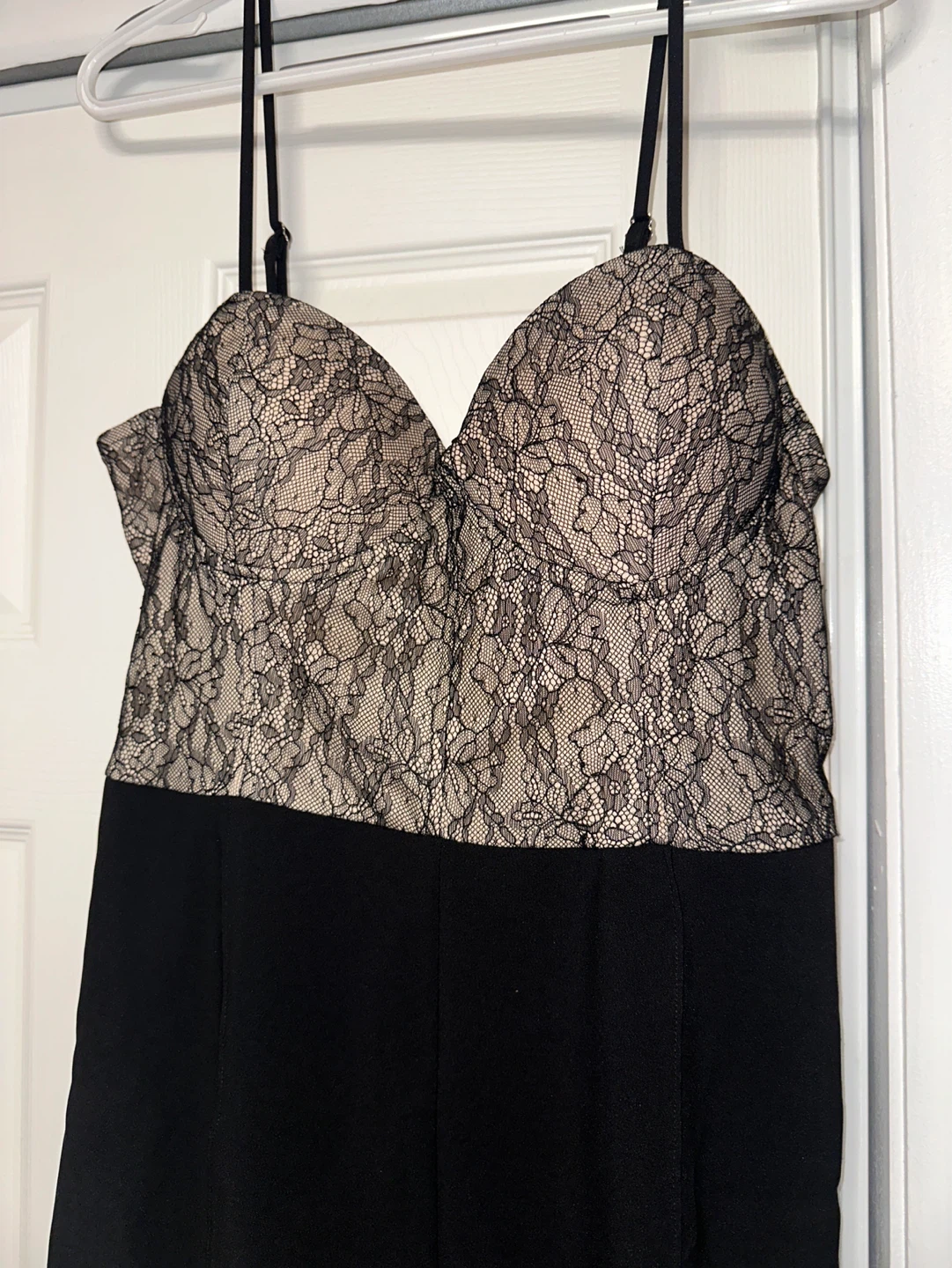 Black Lace Bodice Jumpsuit - photo 3