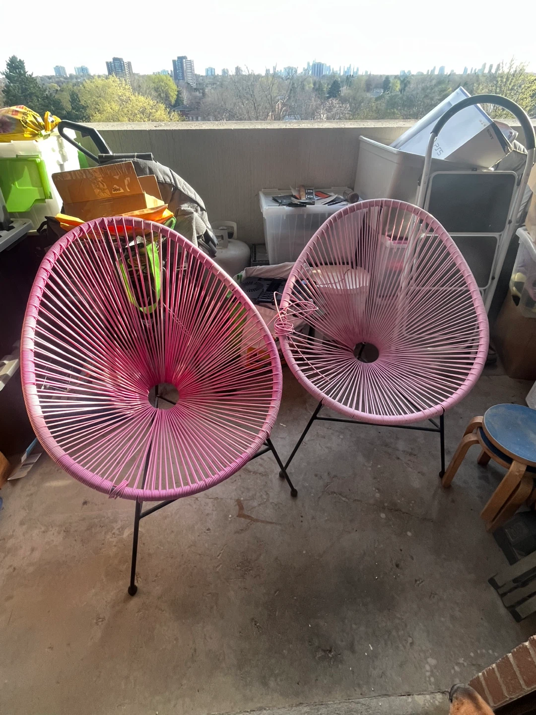 Pink Acapulco Chairs (2)