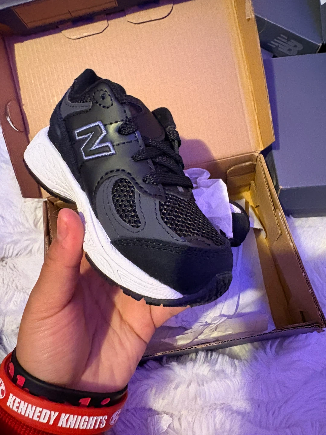 New Balance Toddler 2002R Shoes Black Size 6C - photo 5