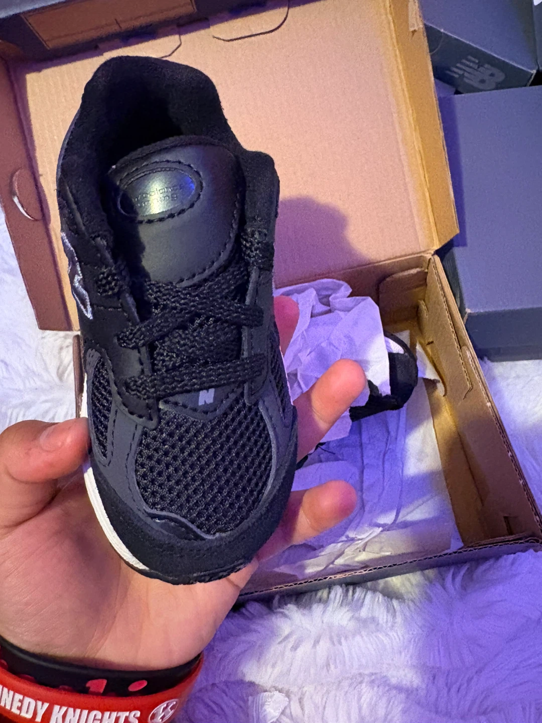 New Balance Toddler 2002R Shoes Black Size 6C - photo 4