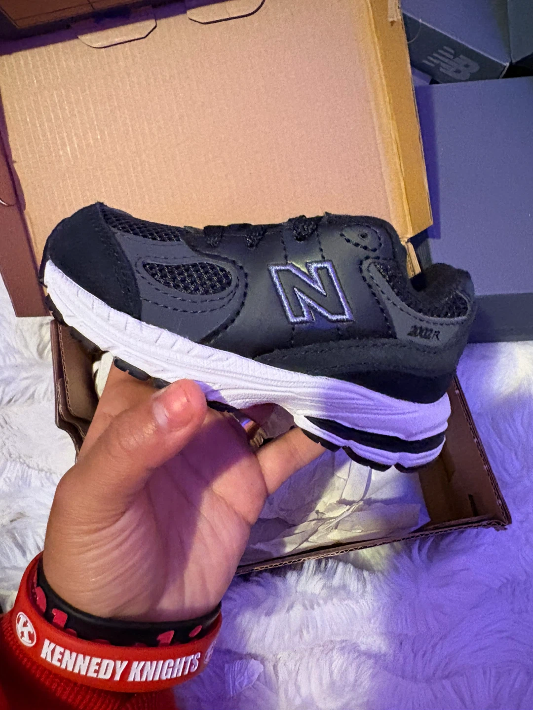 New Balance Toddler 2002R Shoes Black Size 6C - photo 3