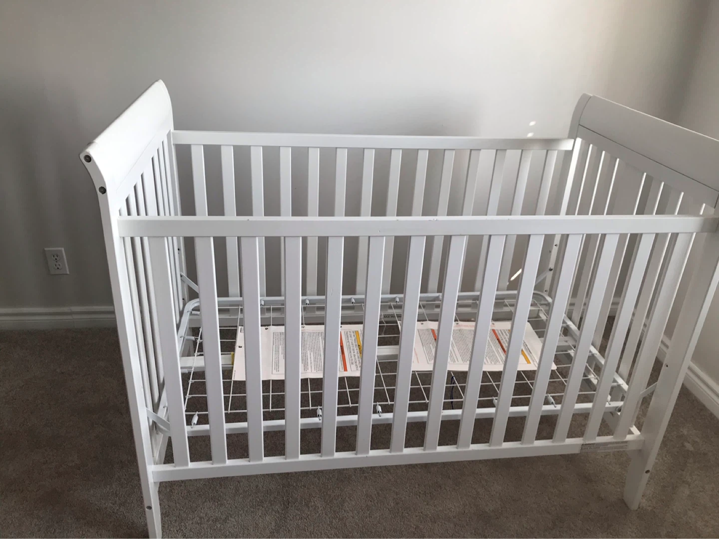White Baby Crib