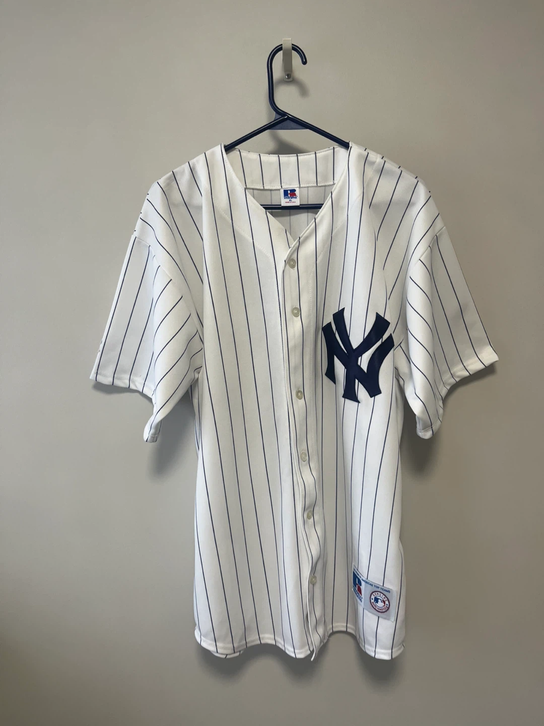 Vintage Russell Athletic New York Yankees Baseball Jersey XL