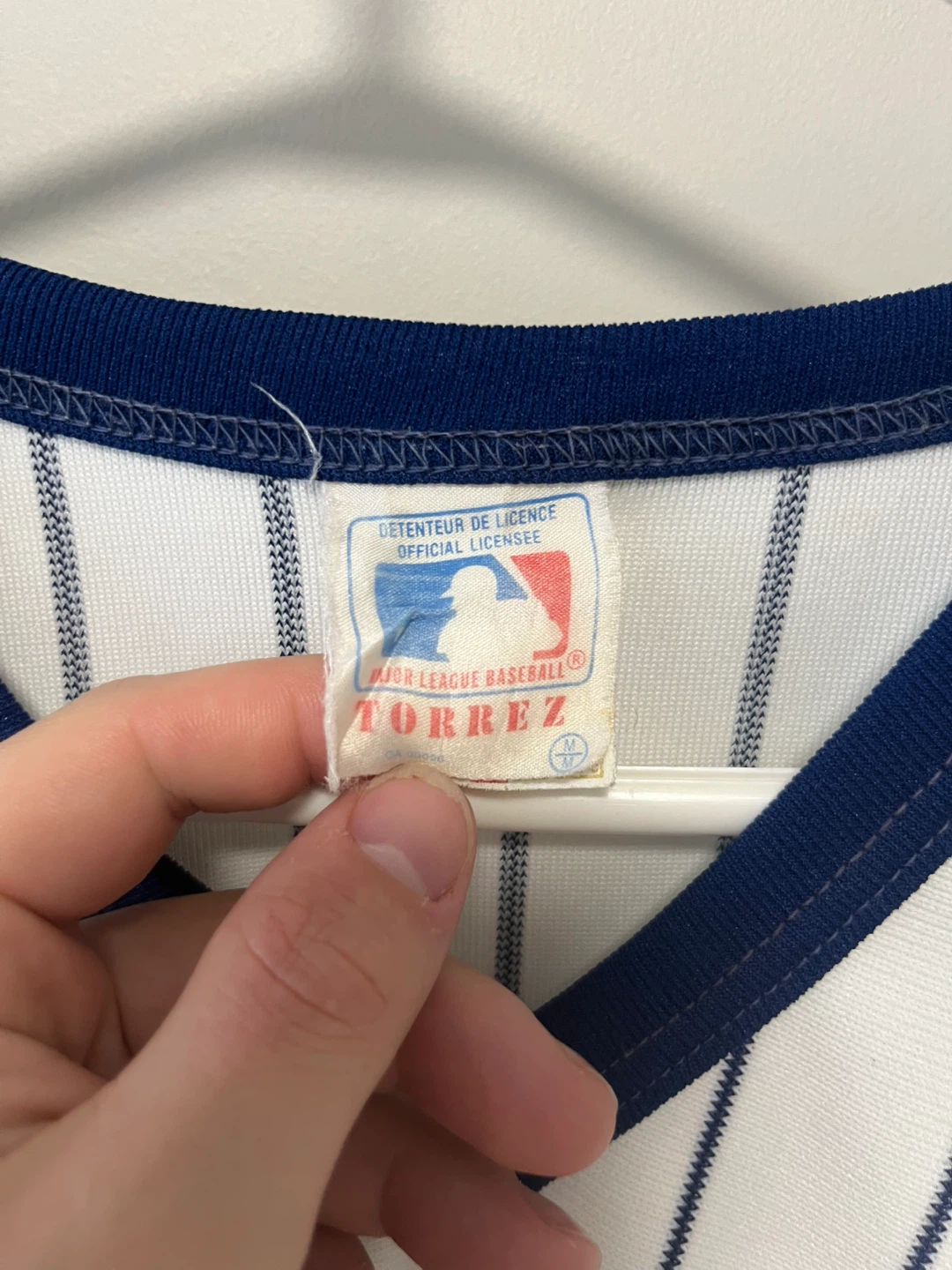 Vintage New York Yankees Baseball Pinstripe Jersey - photo 3