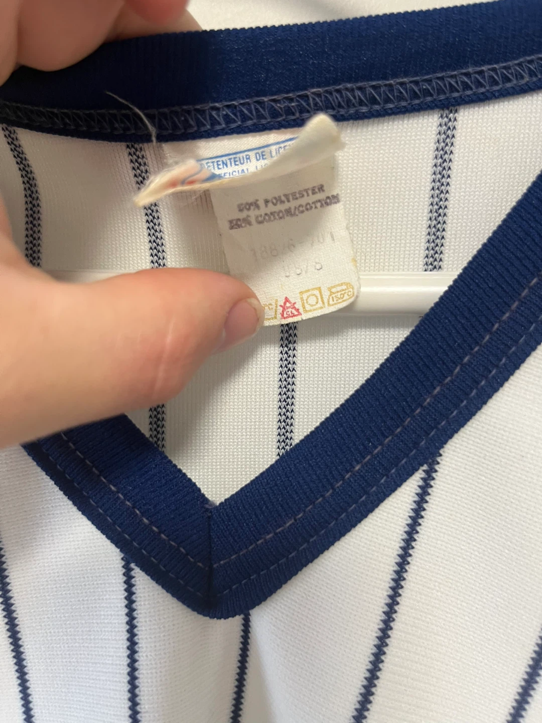 Vintage New York Yankees Baseball Pinstripe Jersey - photo 4