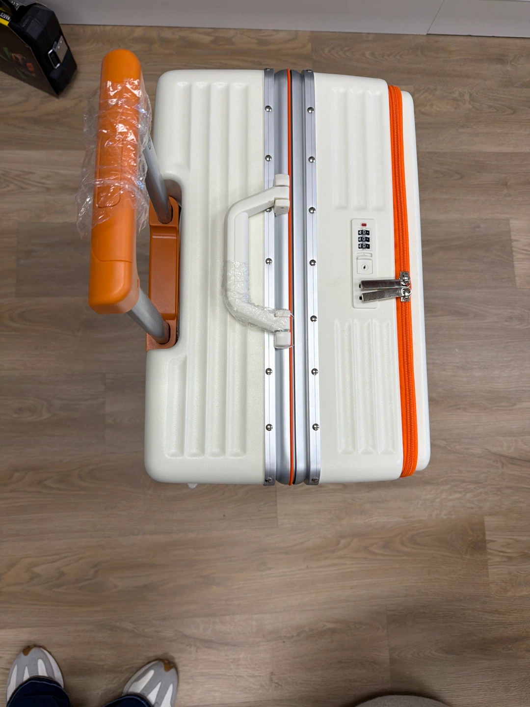 White and Orange Suitcase 28” - photo 2
