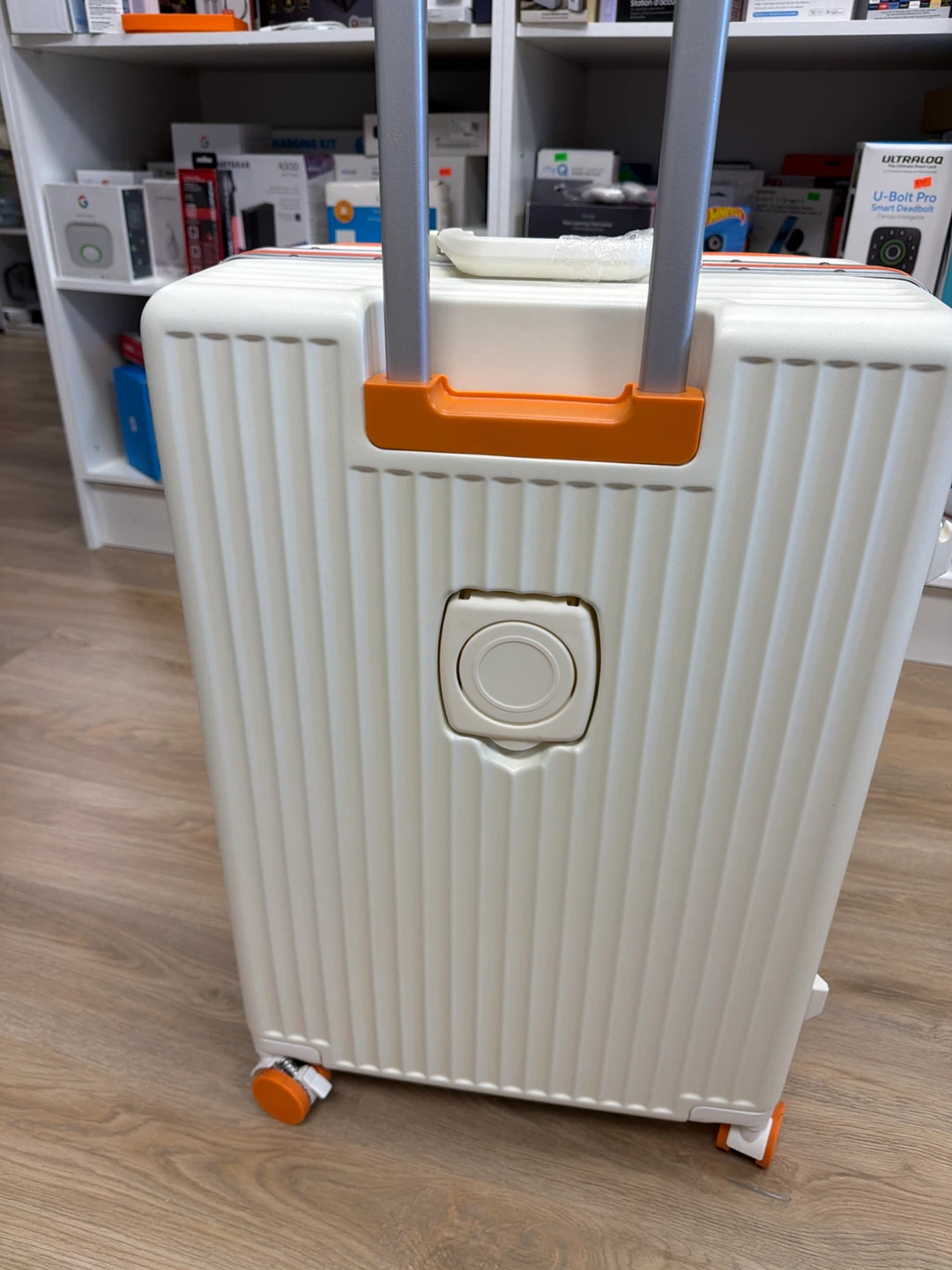 White and Orange Suitcase 28” - photo 5