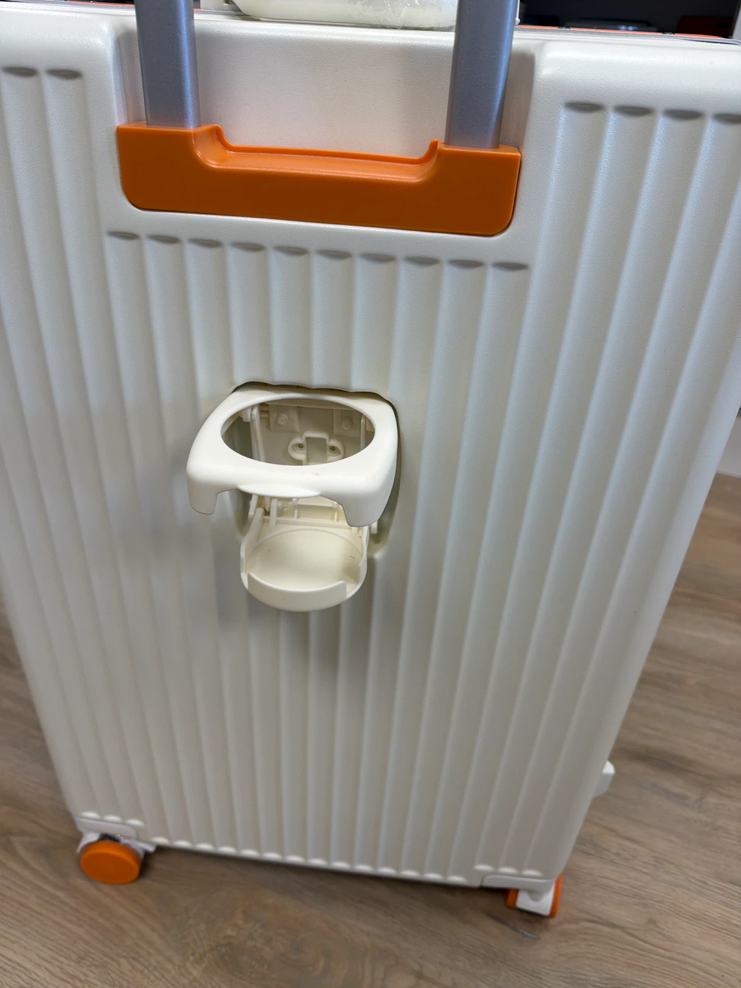 White and Orange Suitcase 28” - photo 4