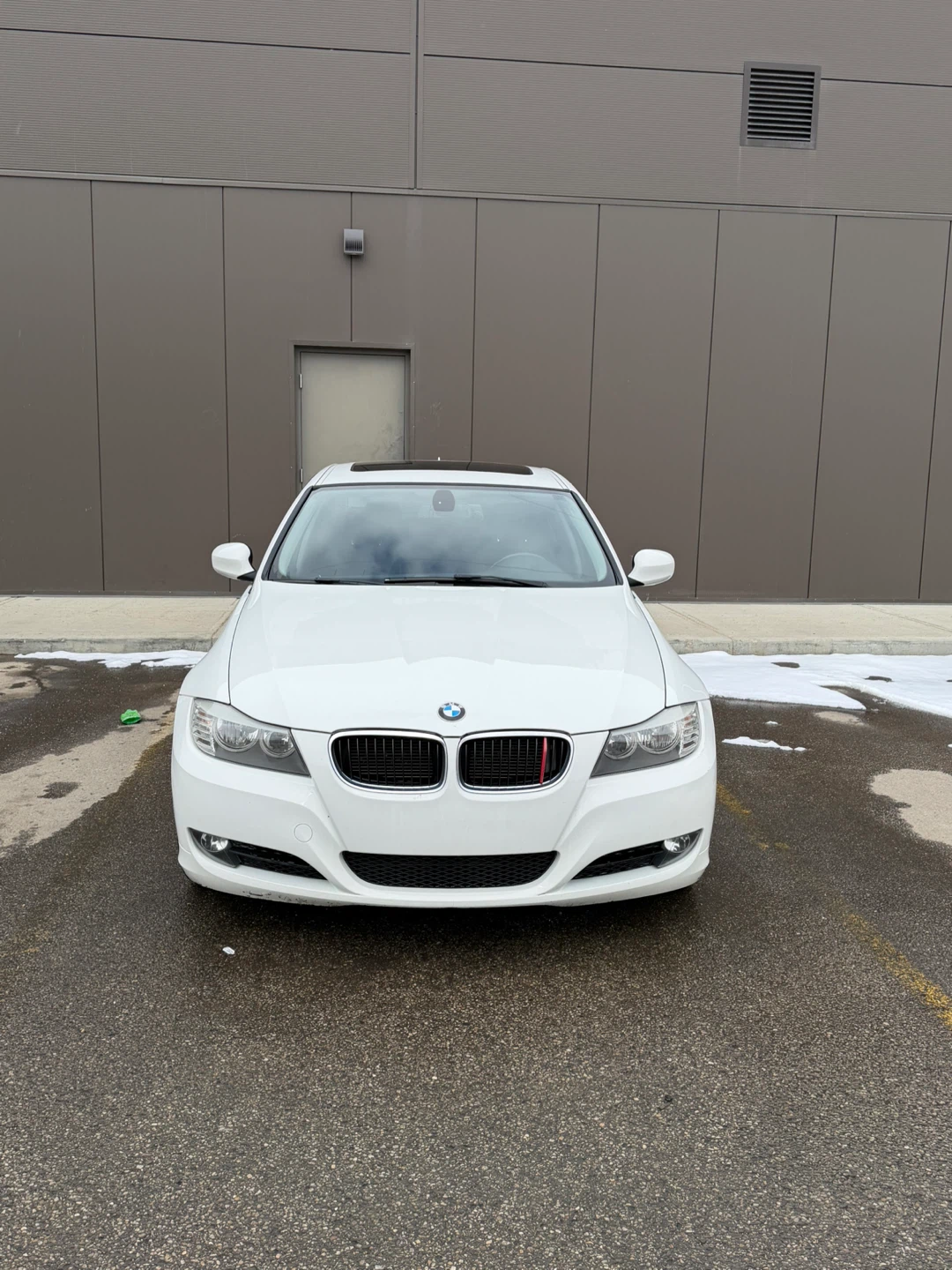 White BMW 328i Sedan