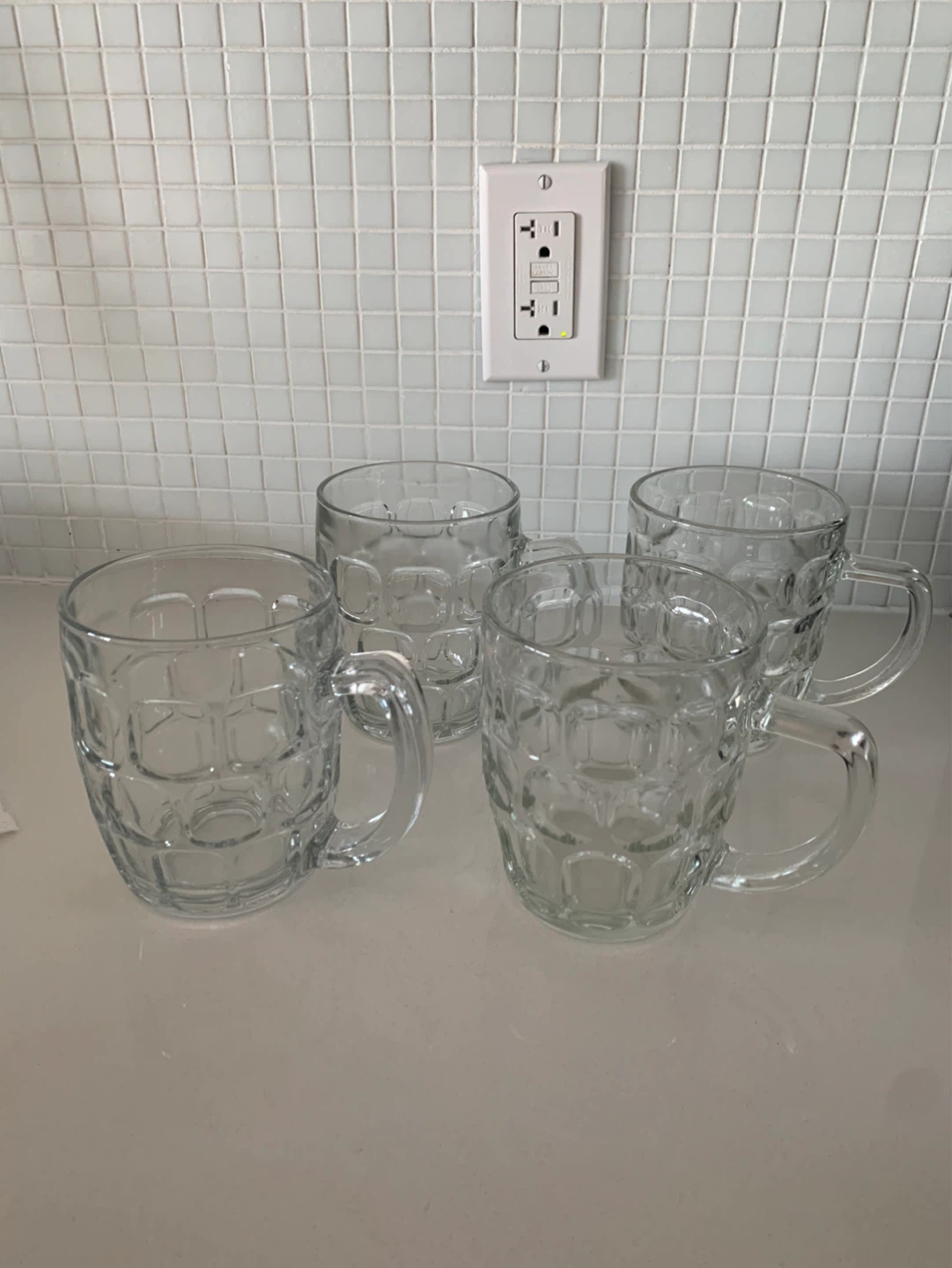 4 Large Glasses/Jugs