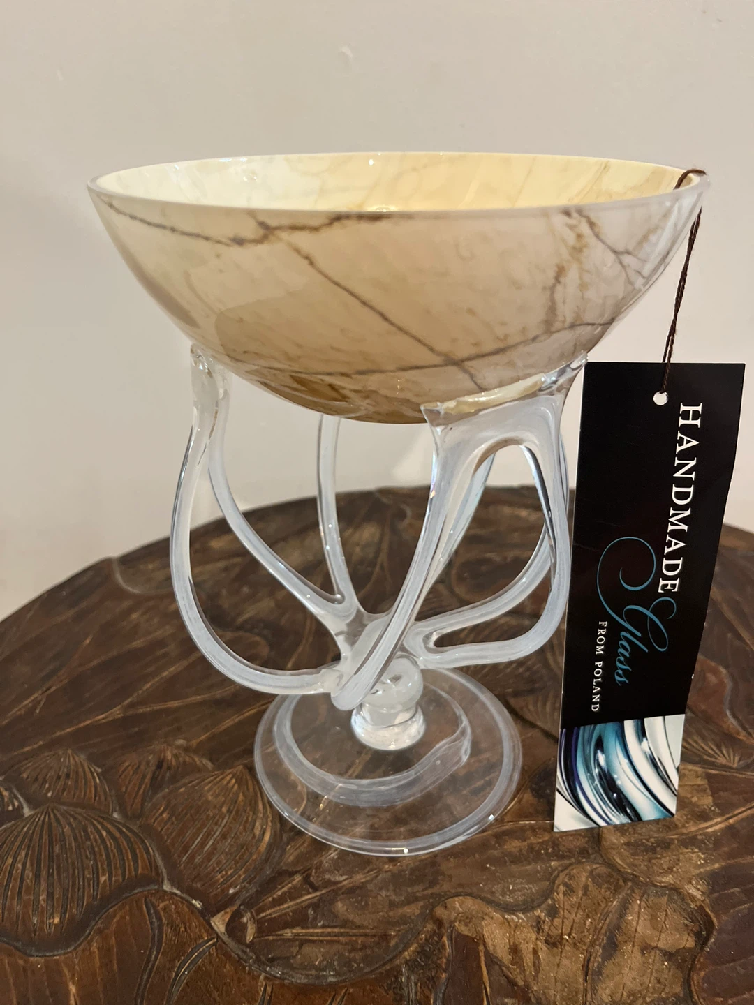 Handmade Glass Bowl from Poland