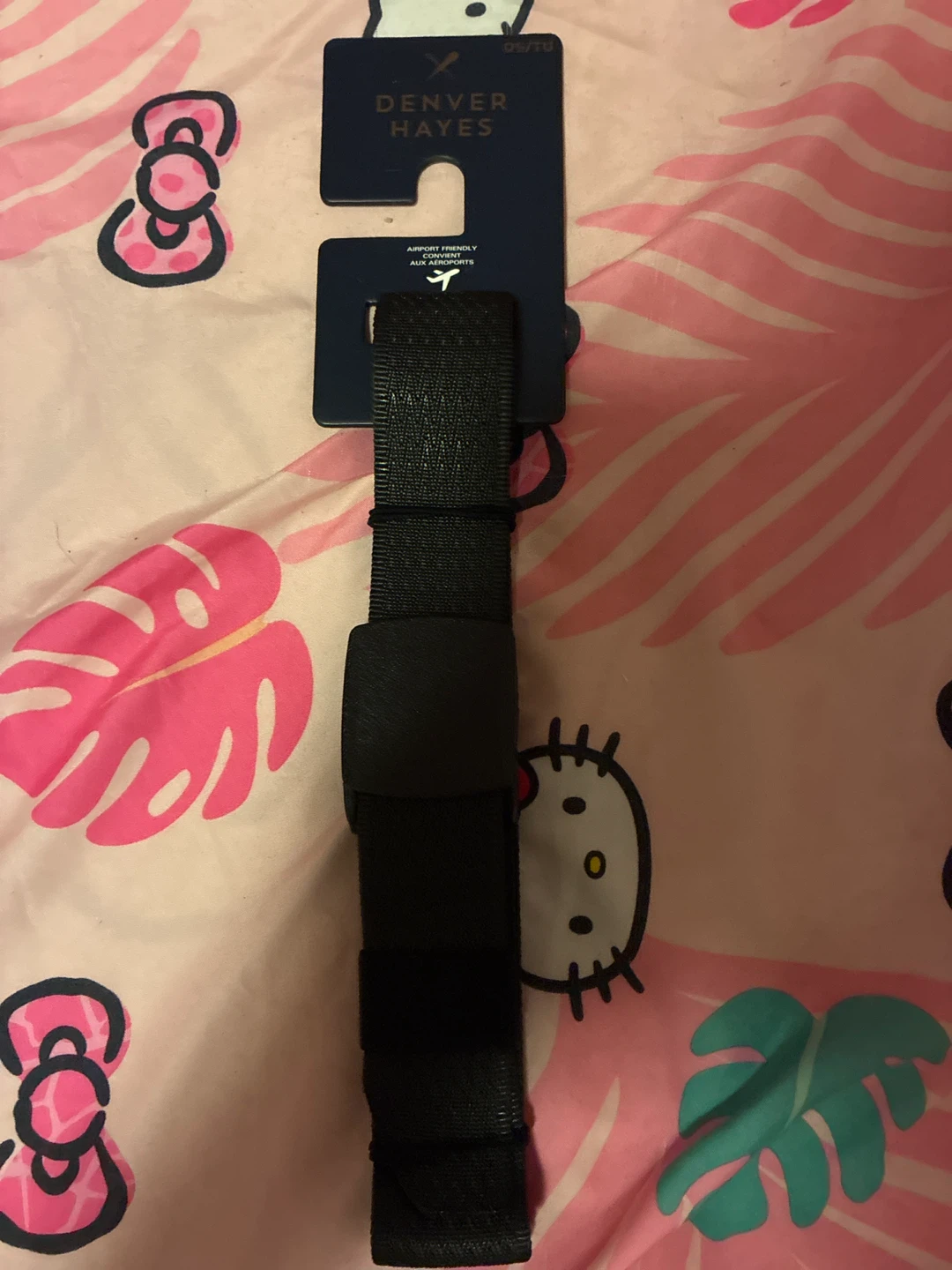 Denver Hayes Black Travel Belt