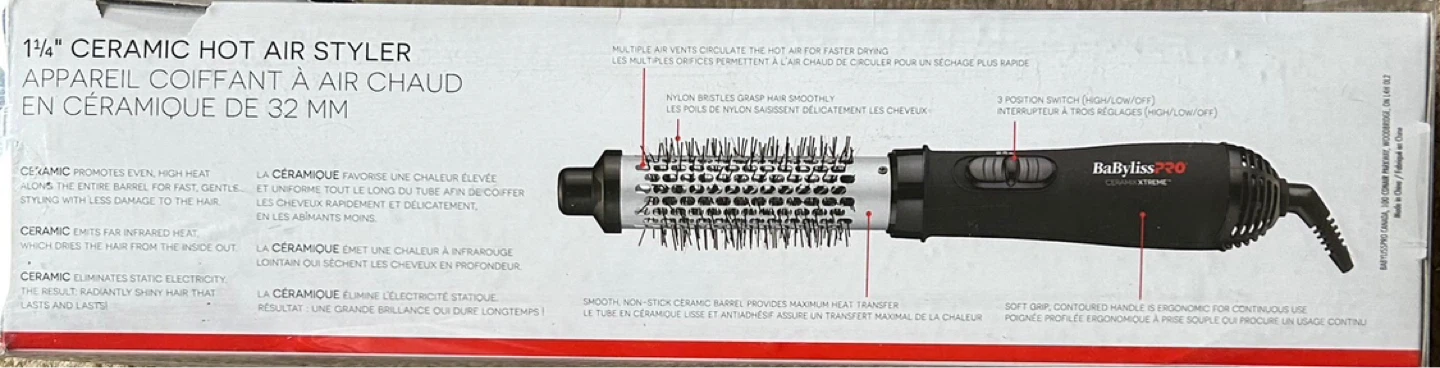 BaBylissPRO CERAMIXXTREME 1 1/4" Ceramic Hot Air Styler