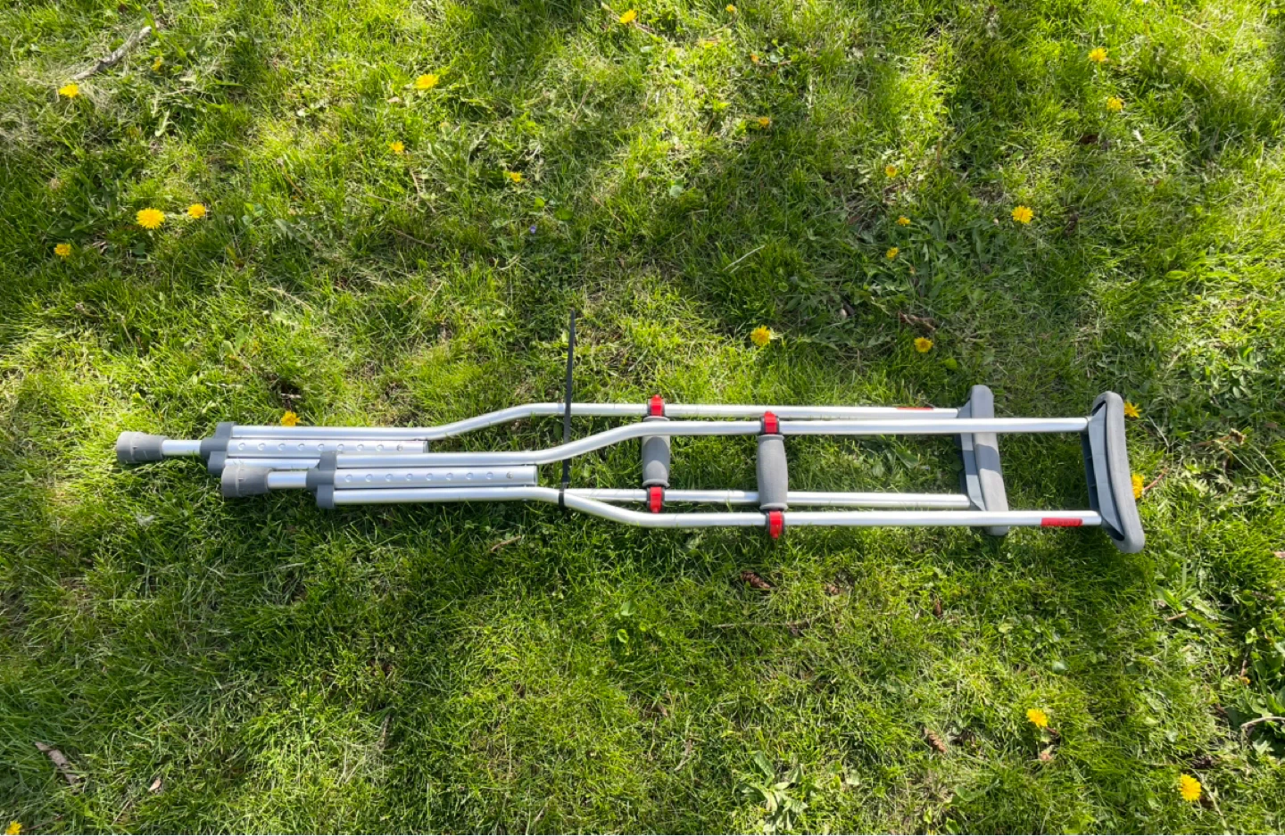 Adjustable Aluminum Crutches