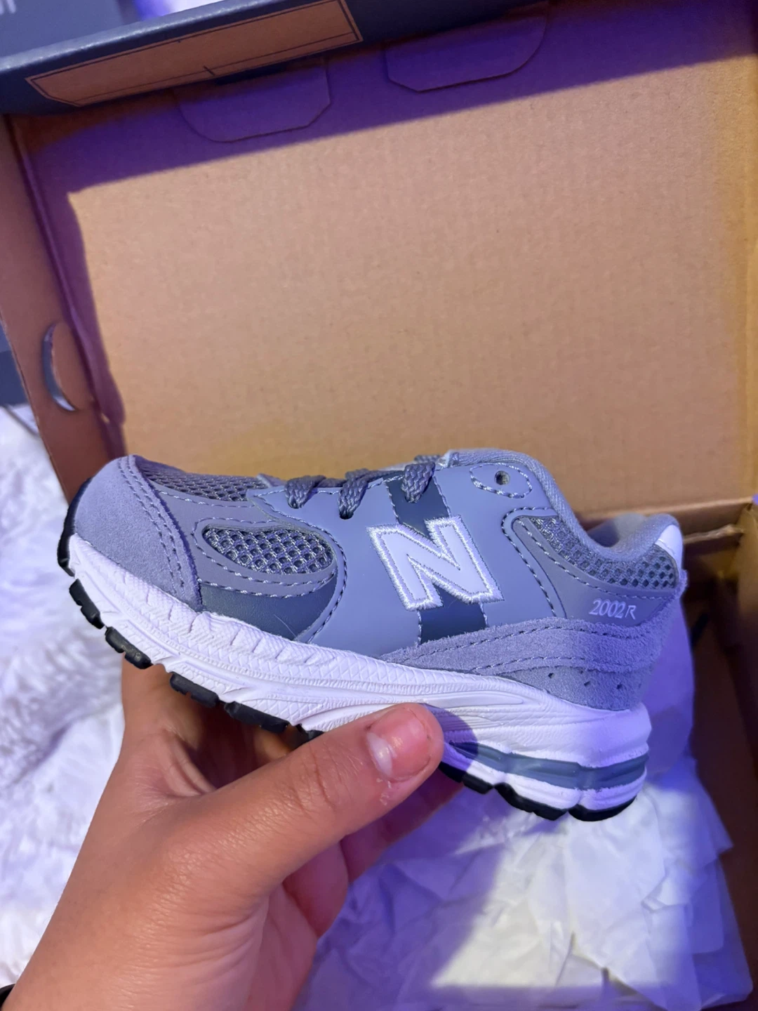New Balance 2002R Infant Shoes Grey UK 4.5 - photo 3