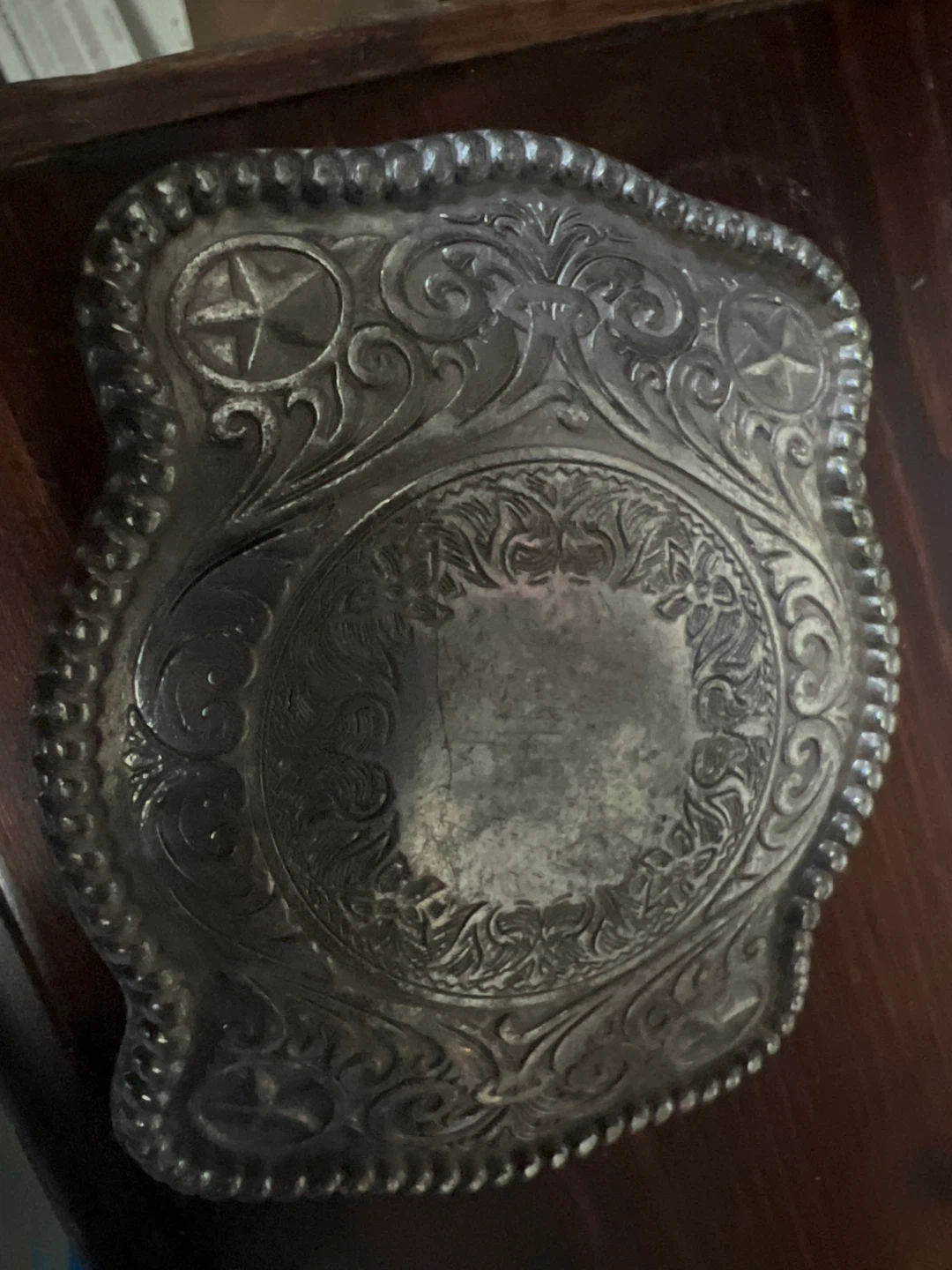 Ornate Western Style Belt Buckle