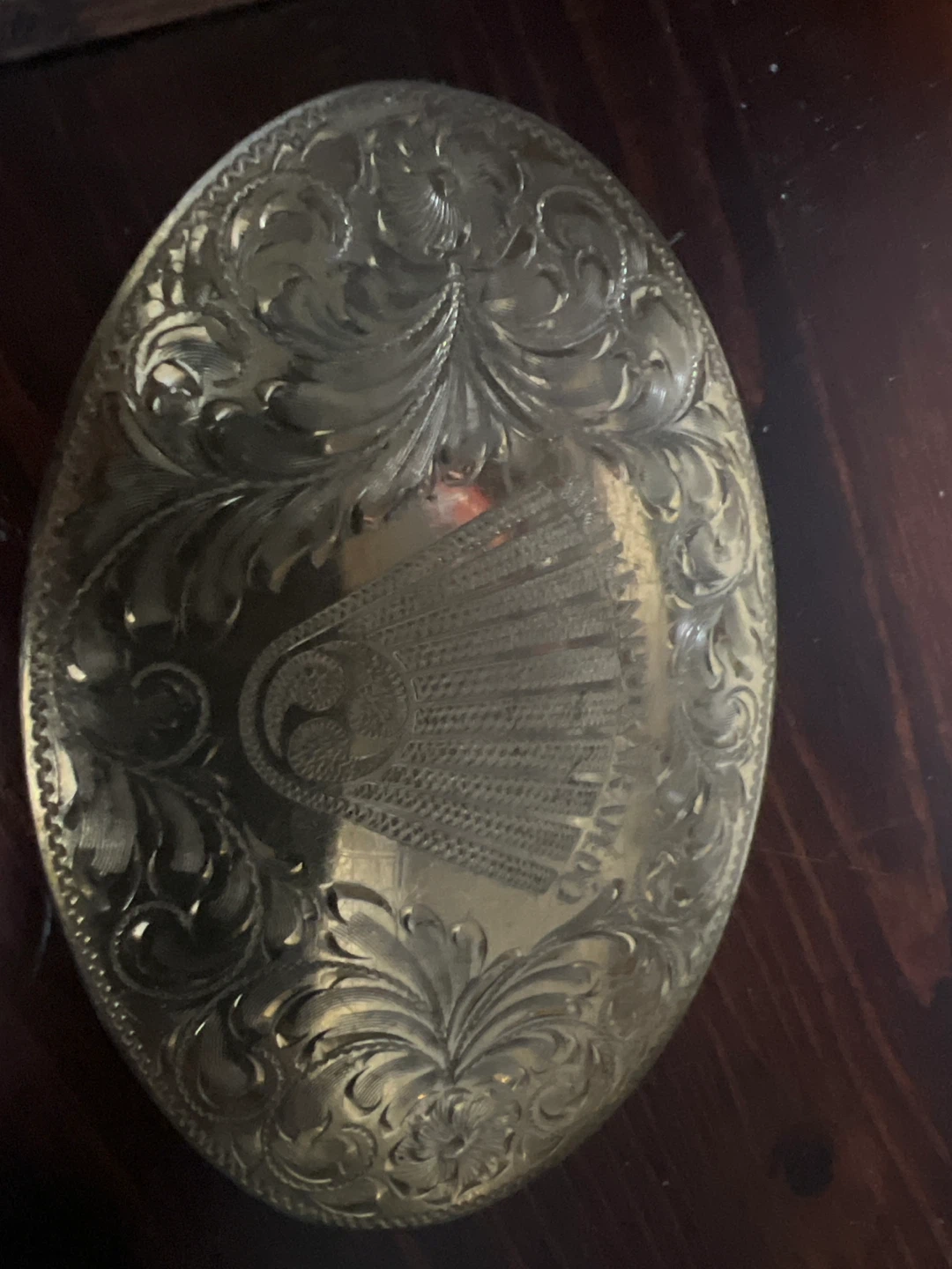 Ornate Western Style Belt Buckle