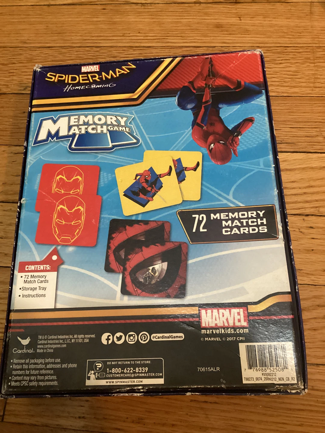Marvel Spider-Man Homecoming Memory Match Game - photo 3