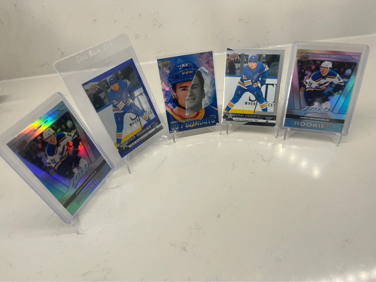 Jimmy Snuggerud Rookie Hockey Cards Lot