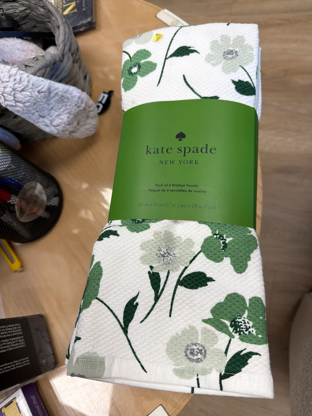 Kate Spade New York Pack of 6 Kitchen Towels