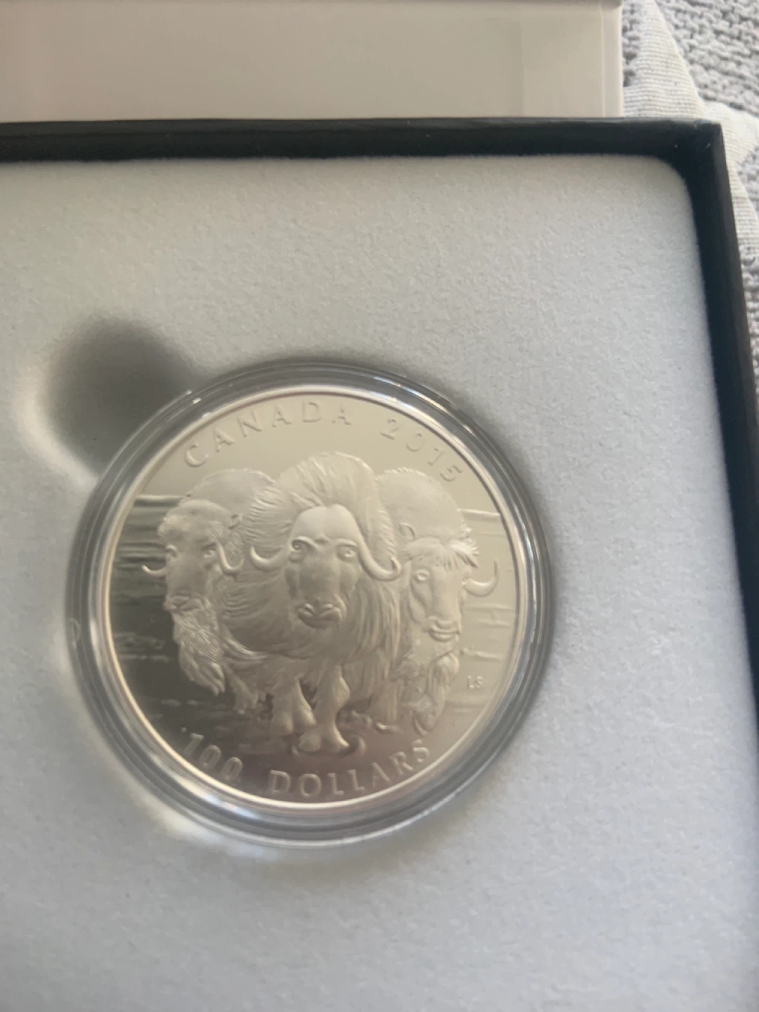 2015 Royal Canadian Mint 100 Dollar Silver Coin