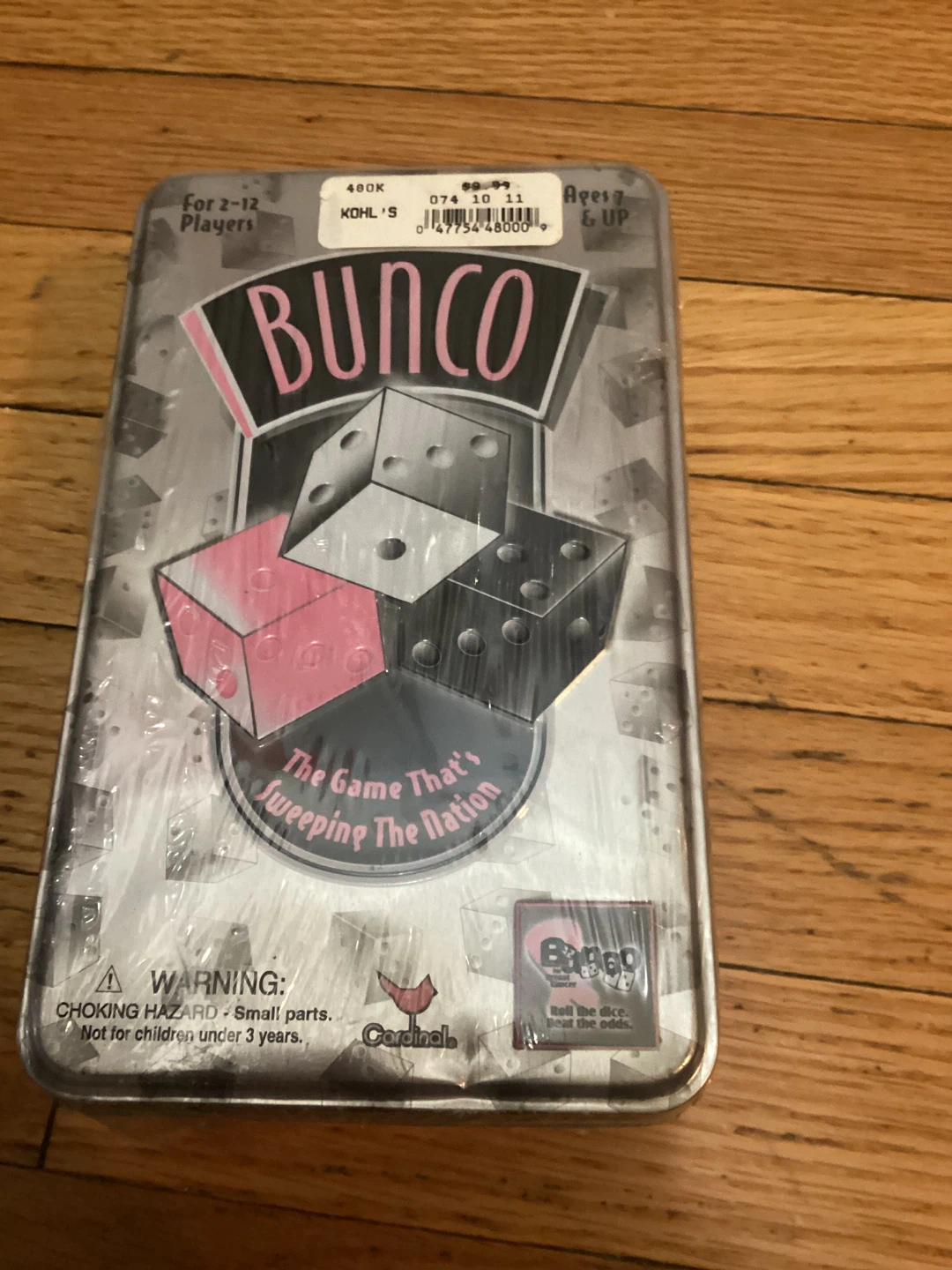 New in wrap Bunco Dice Game Tin