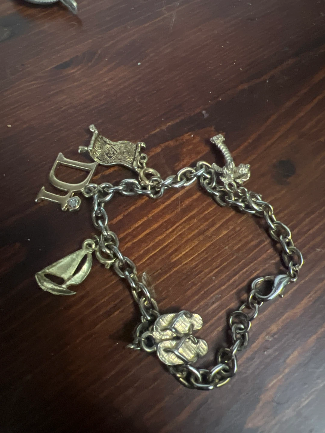 Charm Bracelet with 'Dior' Charm